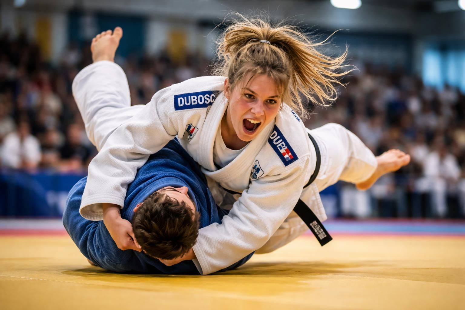 ambre dubosq, jeune prodige normande du judo à seulement 16 ans, enchaîne les succès impressionnants en préparation des championnats majeurs.