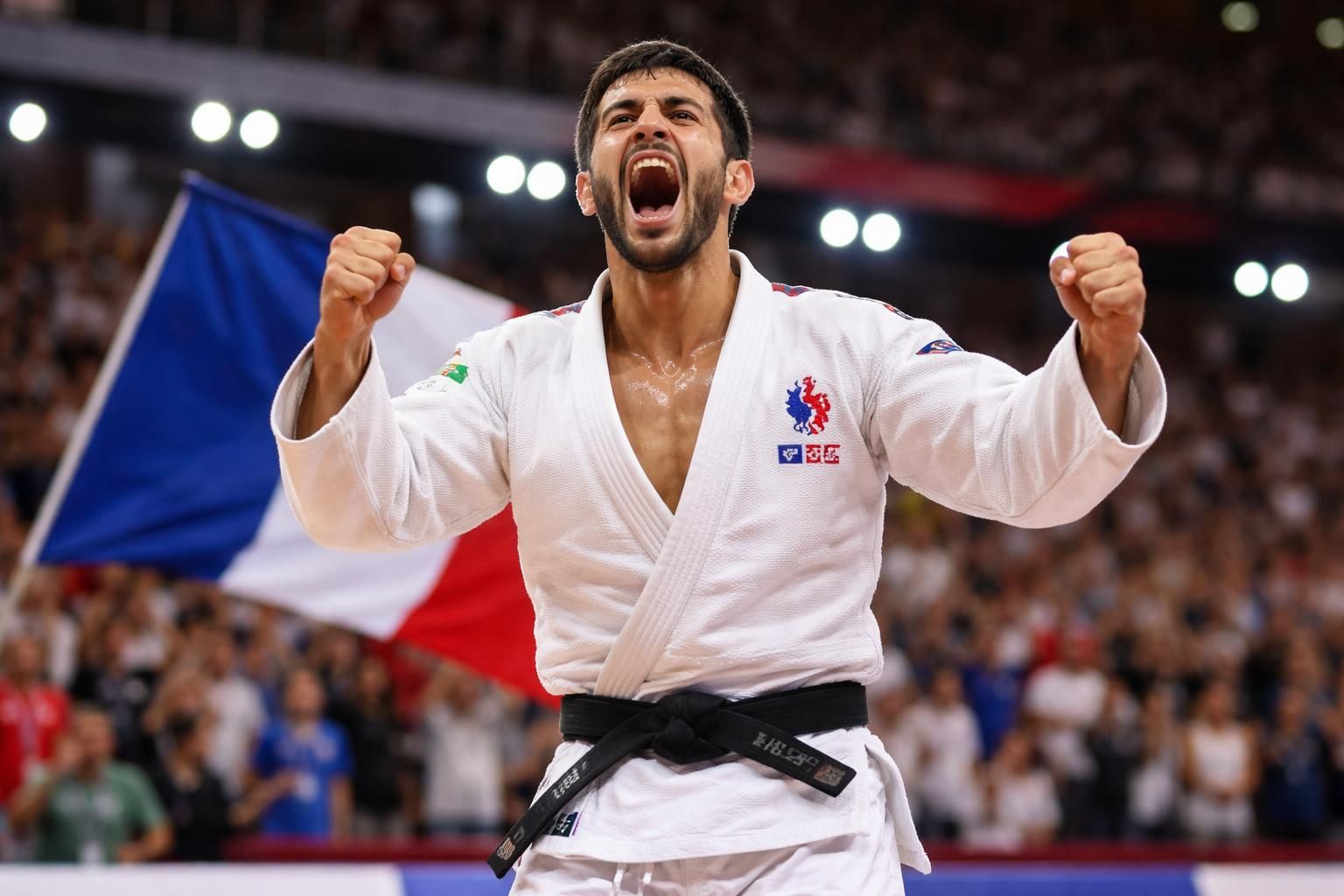 revivez la victoire de luka mkheidze, sacré champion d'europe en judo chez les -60 kg, une fierté française qui brille sur le tatami.