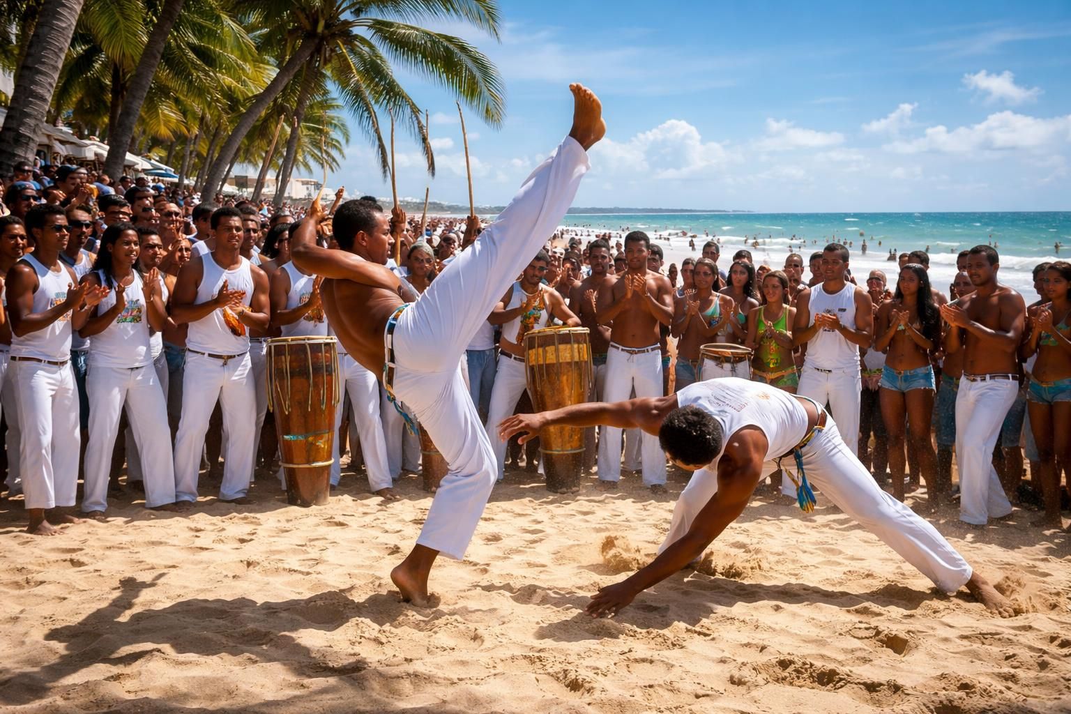 découvrez la capoeira, l'art martial brésilien unique qui combine habilement combat, danse et musique pour une expérience culturelle dynamique et captivante.