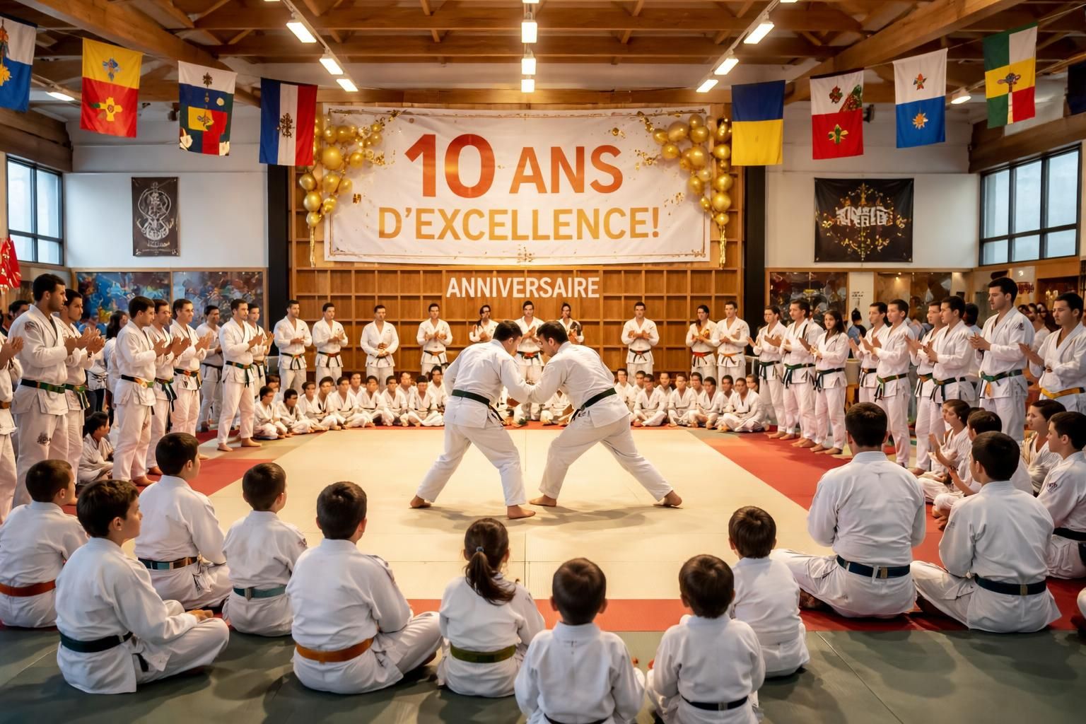 découvrez l'histoire inspirante du club de judo des deux-sèvres, qui fête dix ans de passion, de maîtrise et d'excellence dans la pratique du judo.
