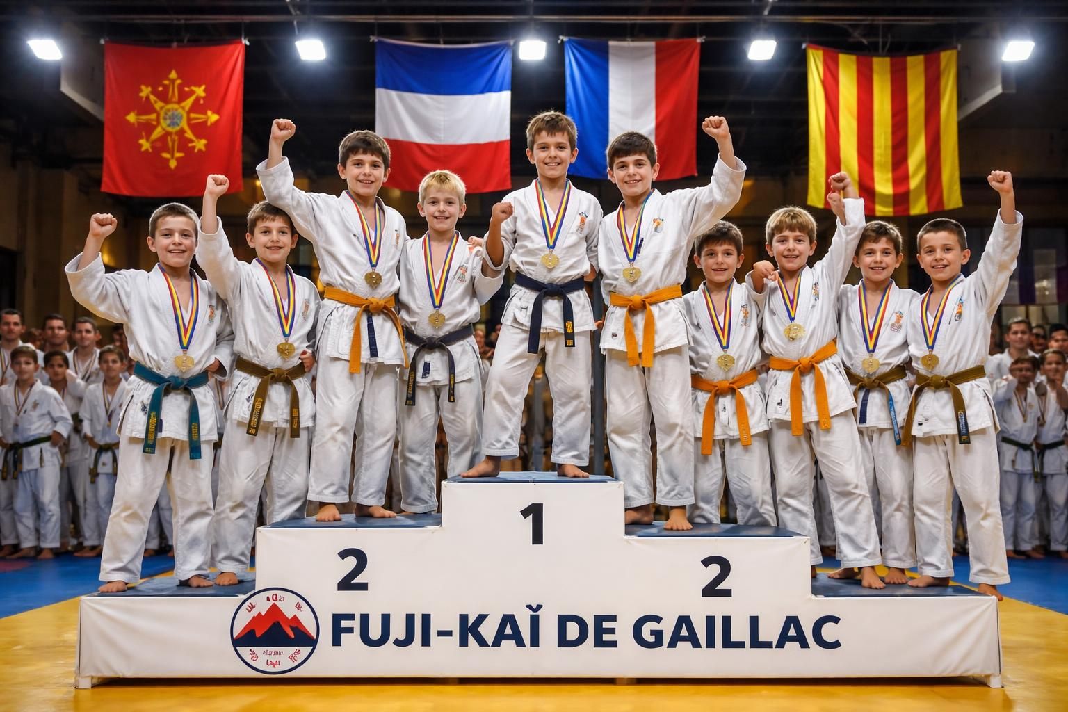 découvrez les succès éclatants du club de judo fuji-kaï de gaillac, qui domine les podiums avec passion et détermination.