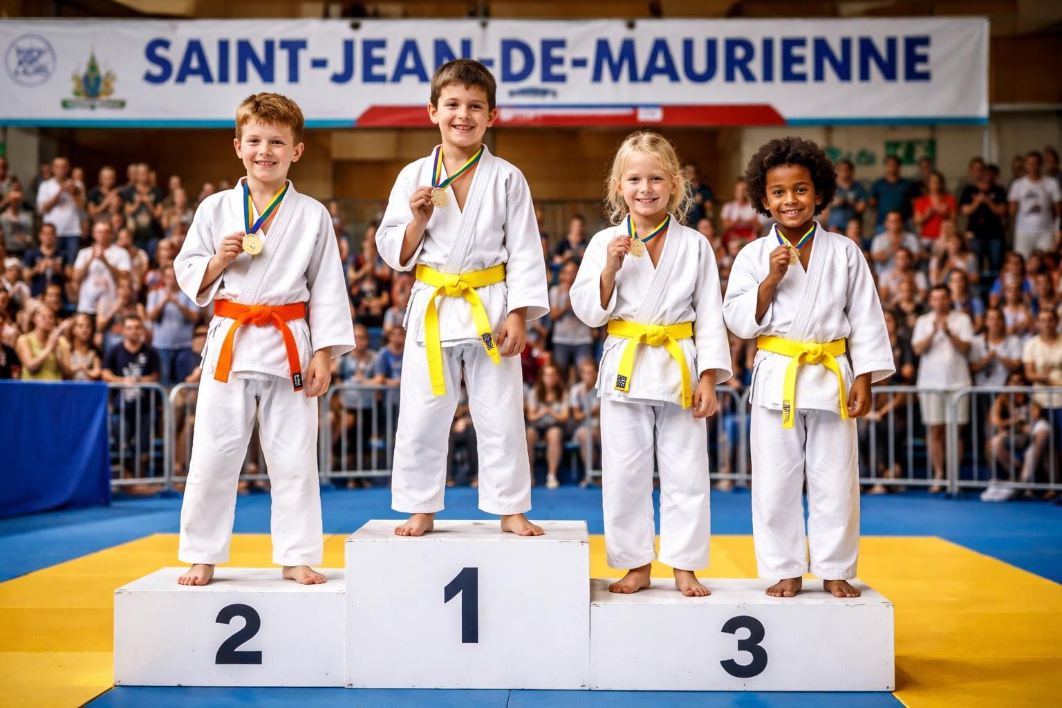 découvrez comment les poussines et benjamins d'albertville ont brillé sur le podium lors de la compétition de judo, mettant en avant leur talent et leur détermination.