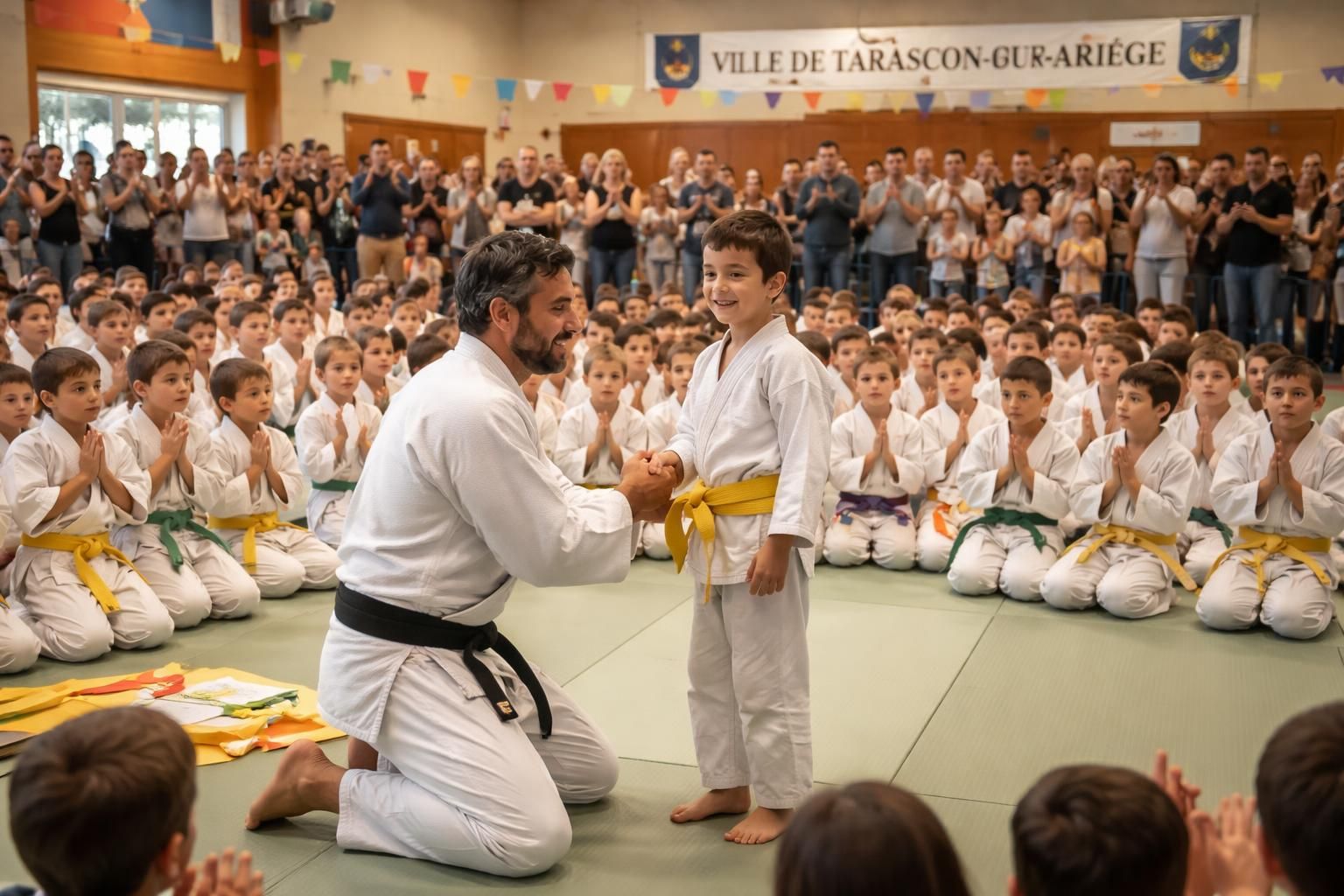 découvrez la célébration annuelle de la mjc à tarascon-sur-ariège, mettant à l'honneur les judokas avec des récompenses et une ambiance festive.