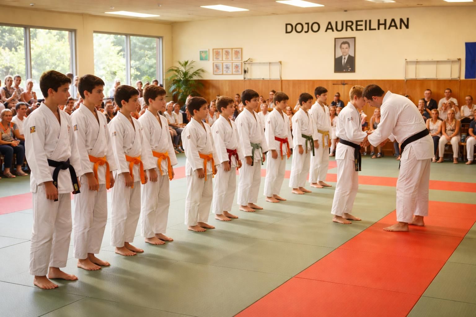 à aureilhan, le judo club célèbre la fin de saison avec une pluie de nouveaux grades, récompensant les efforts et la progression des judokas.