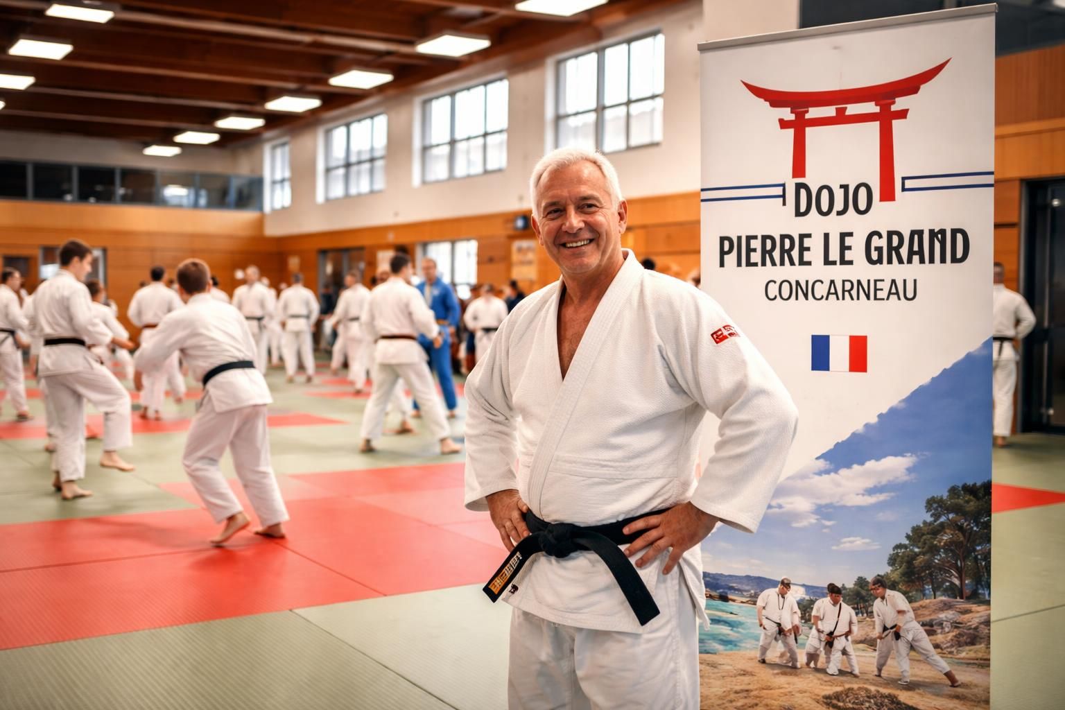 découvrez l'arrivée d'un nouveau président à la tête du club de judo de concarneau et les perspectives prometteuses pour les judokas locaux.