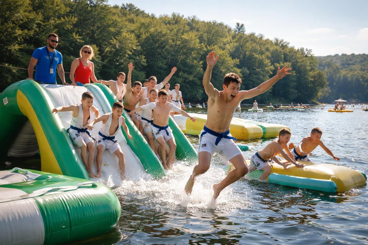découvrez la sortie baignade à viviez, une activité rafraîchissante et conviviale spécialement organisée pour les judokas.