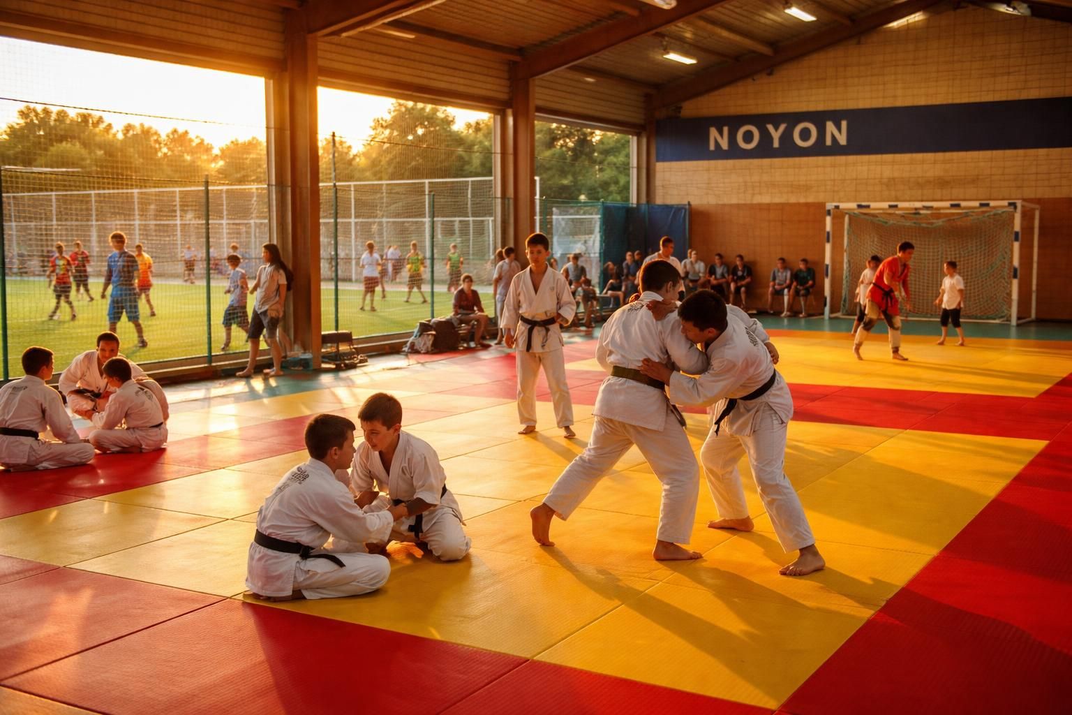 découvrez l'été dynamique à noyon avec des activités sportives intenses dans les deux principaux clubs de la ville, offrant passion et entraînements pour tous les âges.