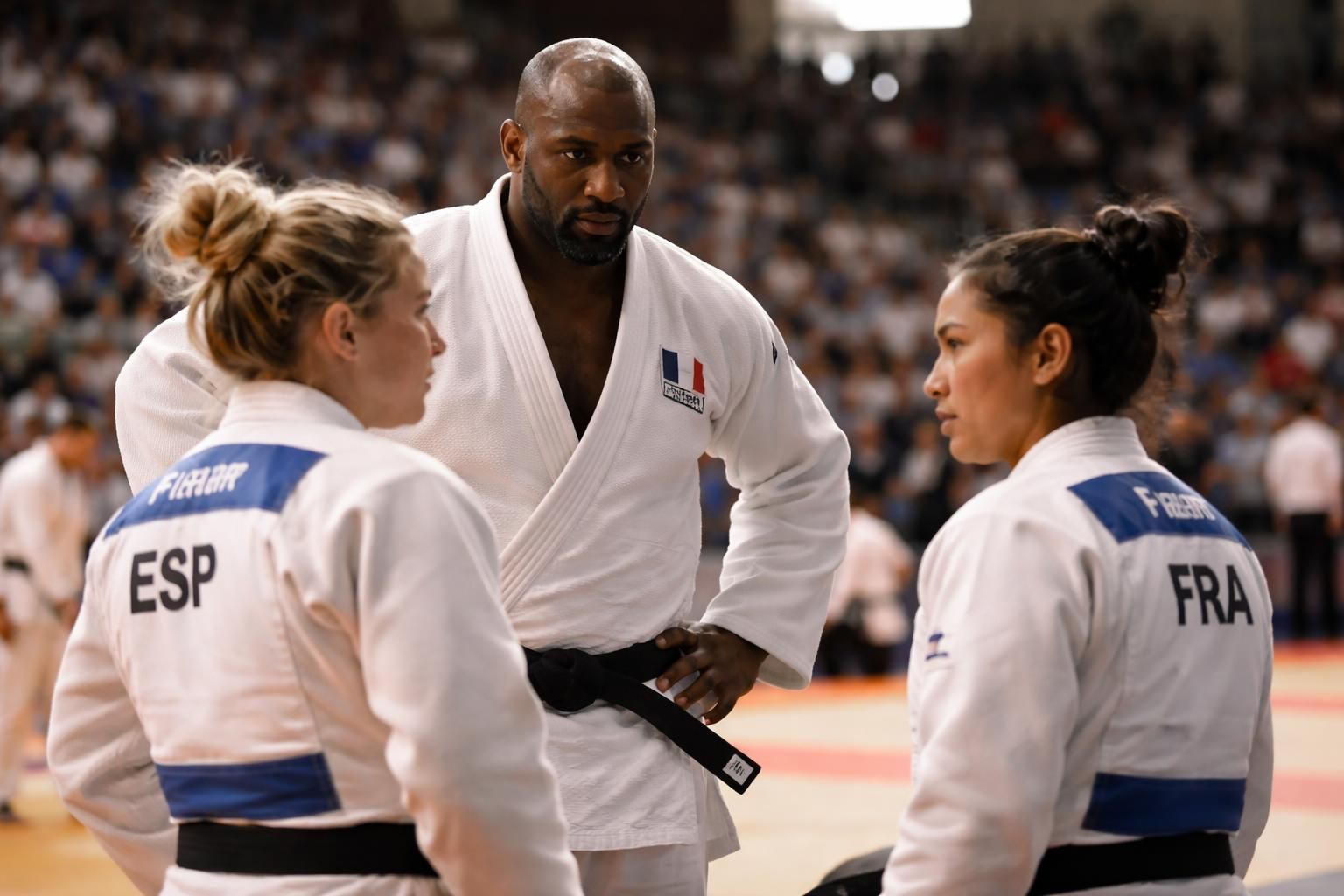 teddy riner, champion de judo, condamne fermement les attaques grossophobes dont il est victime et affirme que personne ne devrait être confronté à une telle discrimination.