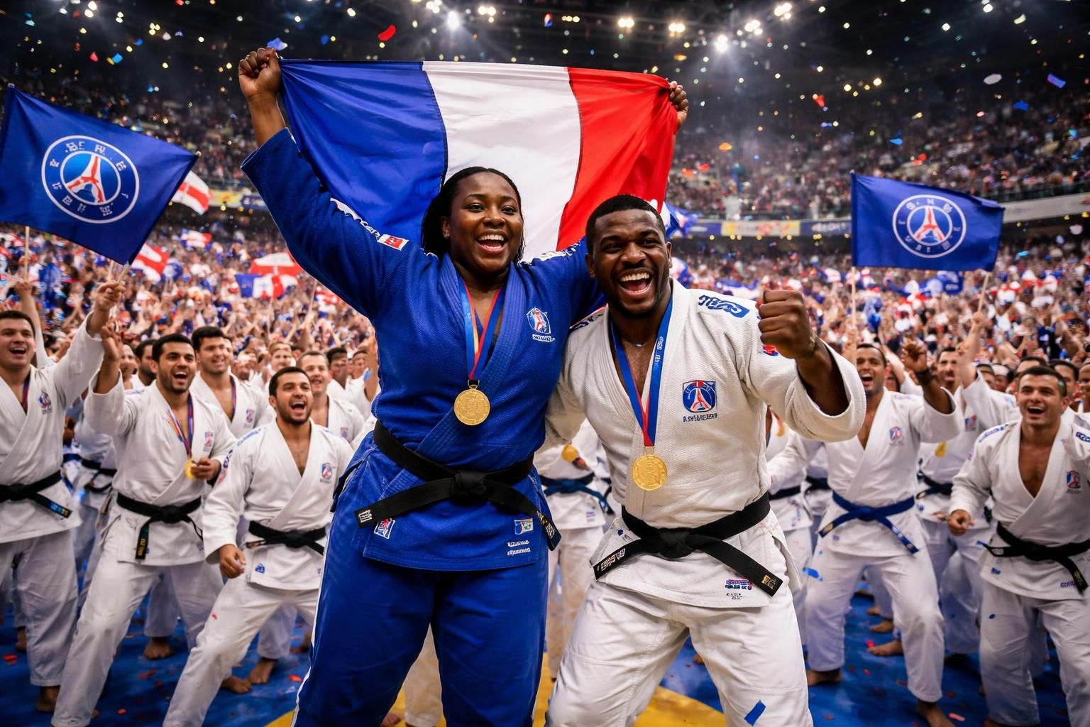 découvrez comment le psg, porté par romane dicko et joan-benjamin gaba, a réalisé un triplé historique en ligue de judo, marquant une étape majeure dans le sport.