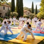 le stage de vacances de judo organisé par le club de caumont-sur-durance connaît un succès remarquable, offrant aux participants une expérience enrichissante et conviviale.