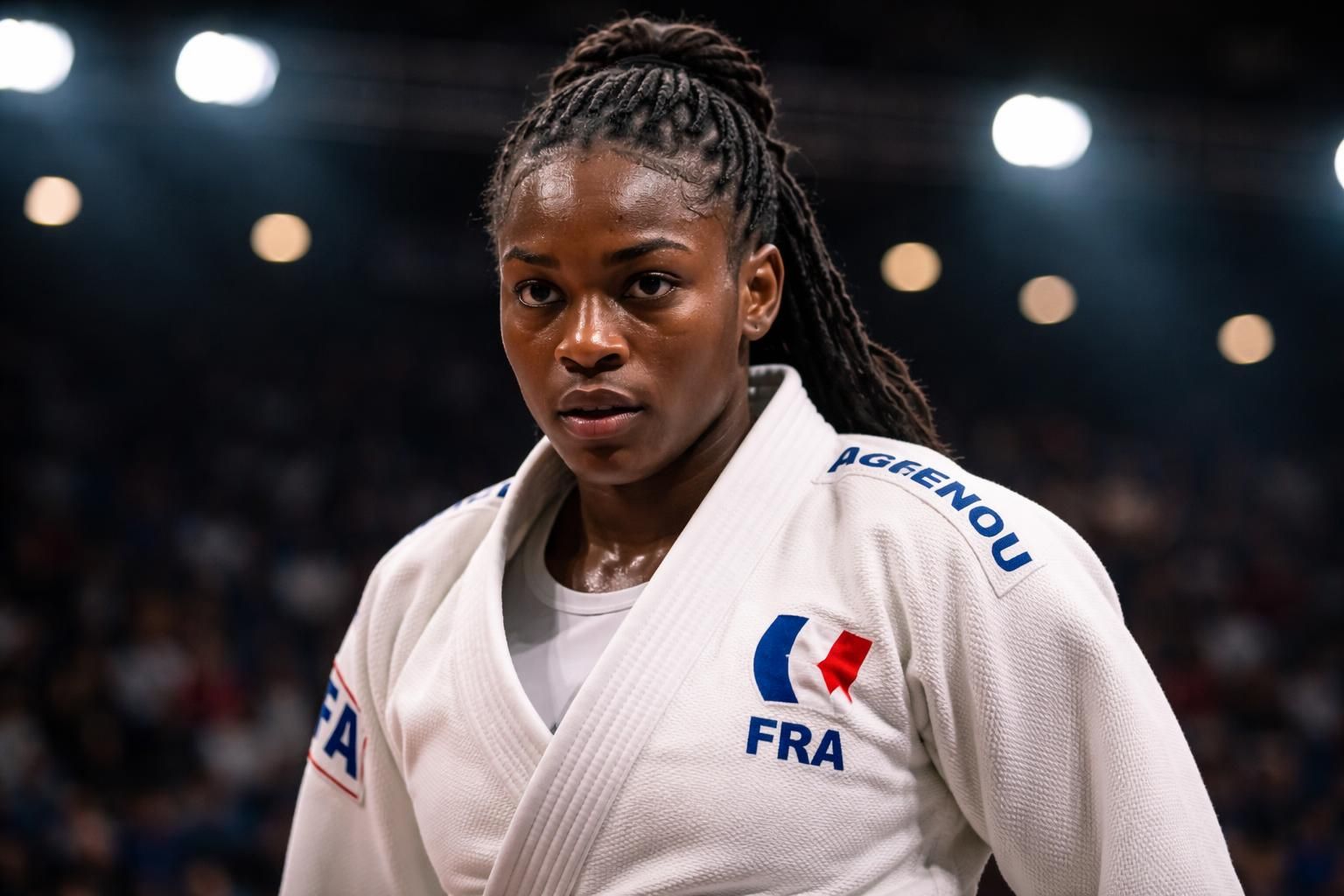 suivez le parcours de clarisse agbegnenou aux mondiaux de judo, alors qu'elle vise sa 7ème étoile pour marquer l'histoire et entrer dans la légende du judo.