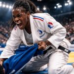suivez clarisse agbegnenou aux mondiaux de judo alors qu'elle vise sa 7ème étoile, un exploit historique pour entrer dans la légende du sport.