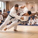 à neufchâteau, deux champions de judo partagent leur passion et leur expérience avec le public lors d'un événement exceptionnel.