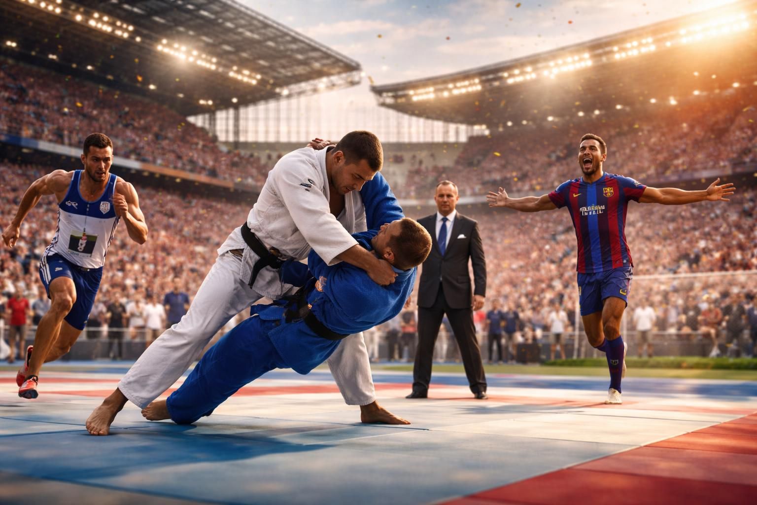 testez vos connaissances sur le week-end sportif avec paul seixas, les mondiaux de judo et le record de koundé grâce à ce quiz passionnant.