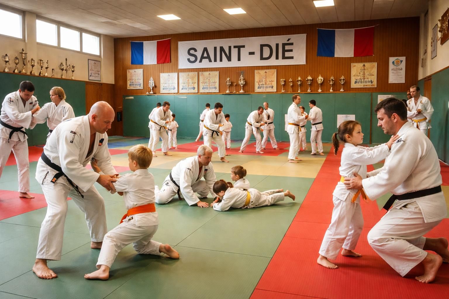 au judo club de saint-dié dans les vosges, le sport est utilisé comme un outil puissant pour lutter contre les discriminations et promouvoir l'inclusion.