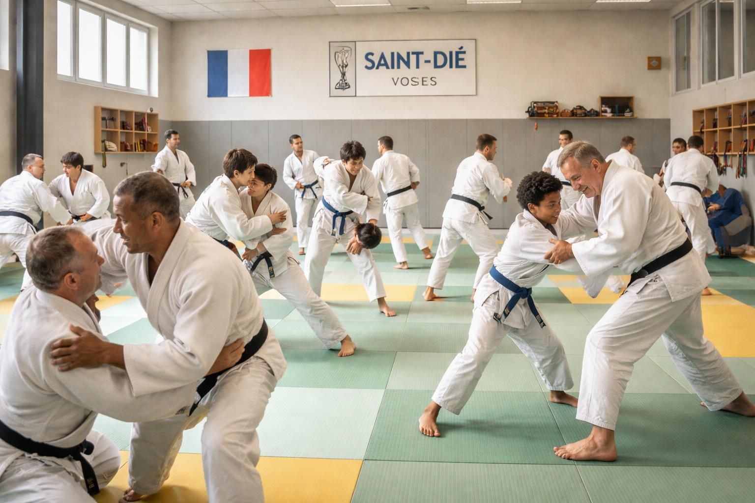 au judo club de saint-dié, dans les vosges, le sport devient un outil puissant pour lutter contre les discriminations et promouvoir l'inclusion.